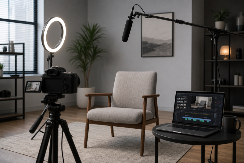 Aufnahme-Setup von vipwholesaler.com